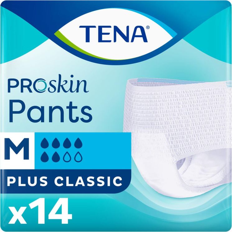 TENA Proskin Pants Plus Classic - Medium - 14 Pack